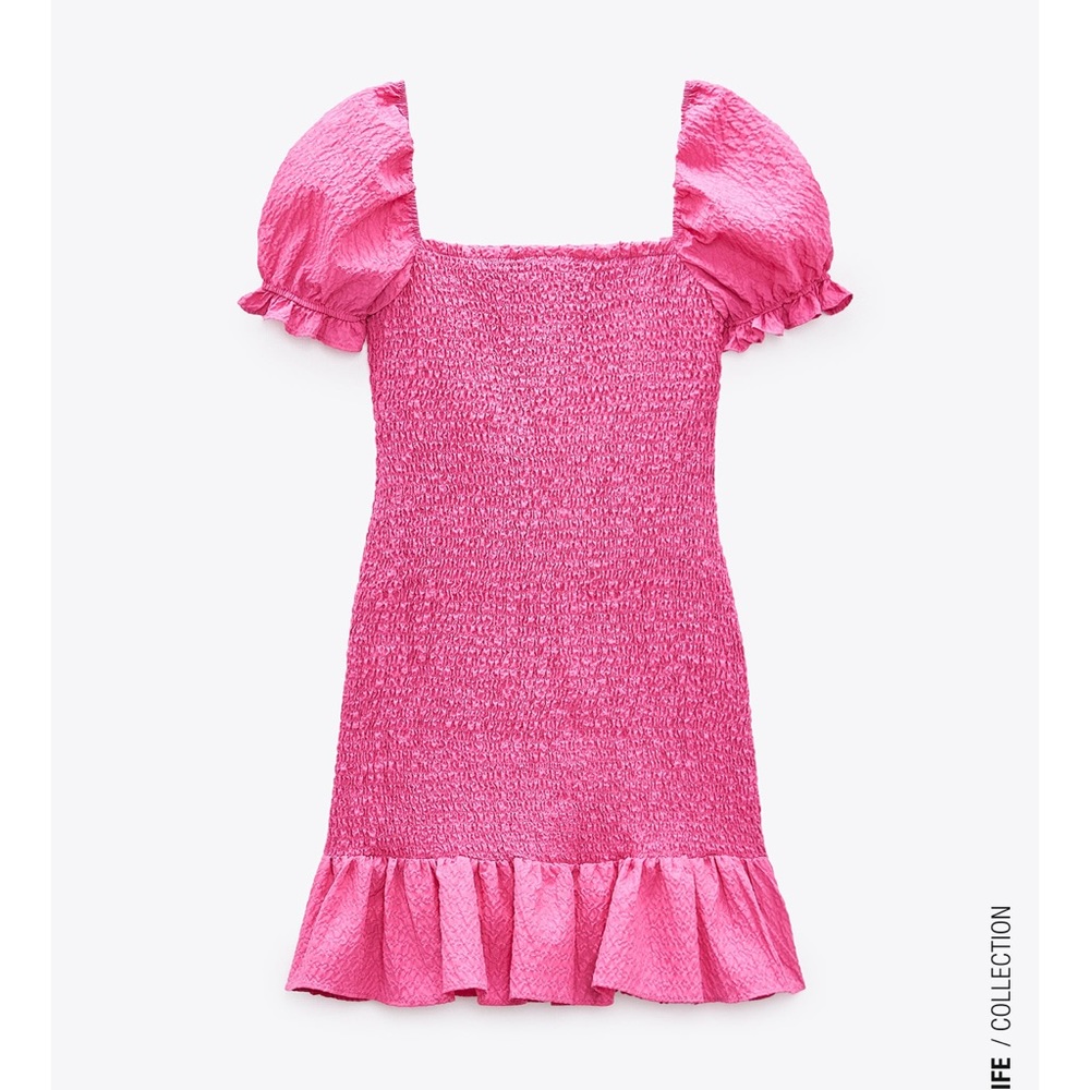 Zara Textured Weaved Dress